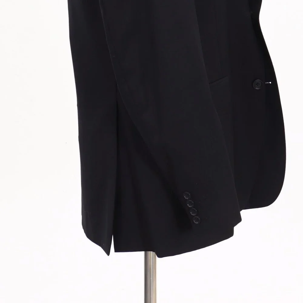 Saks Fifth Avenue 44L Gray Solid 2-Button Sport Coat Blazer Jacket P598
